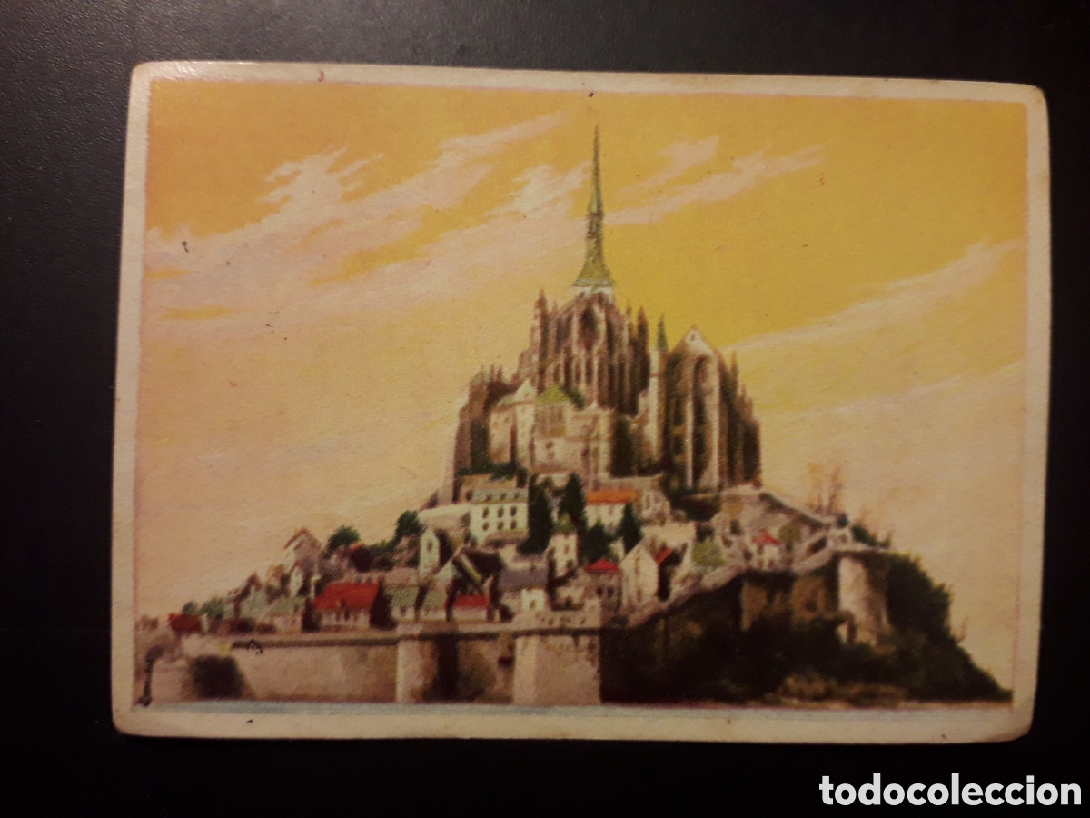 Sammeln alte Sammelbilder: MONTE SAINT MICHEL, FRANCIA MARAVILLAS DEL MUNDO N&deg; 196 ALBUM 2 BRUGUERA 1956, PEDIDO M&Iacute;NIMO 3&euro;