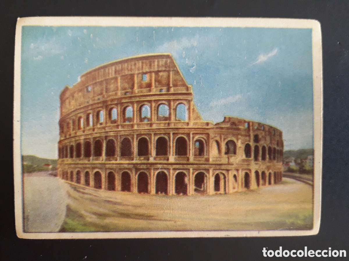 Coleccionismo cromos antiguos: COLISEO DE ROMA, ITALIA MARAVILLAS DEL MUNDO N&deg; 143 ALBUM 2 BRUGUERA 1956 SIN PEGAR PEDIDO M&Iacute;NIMO 3&euro;