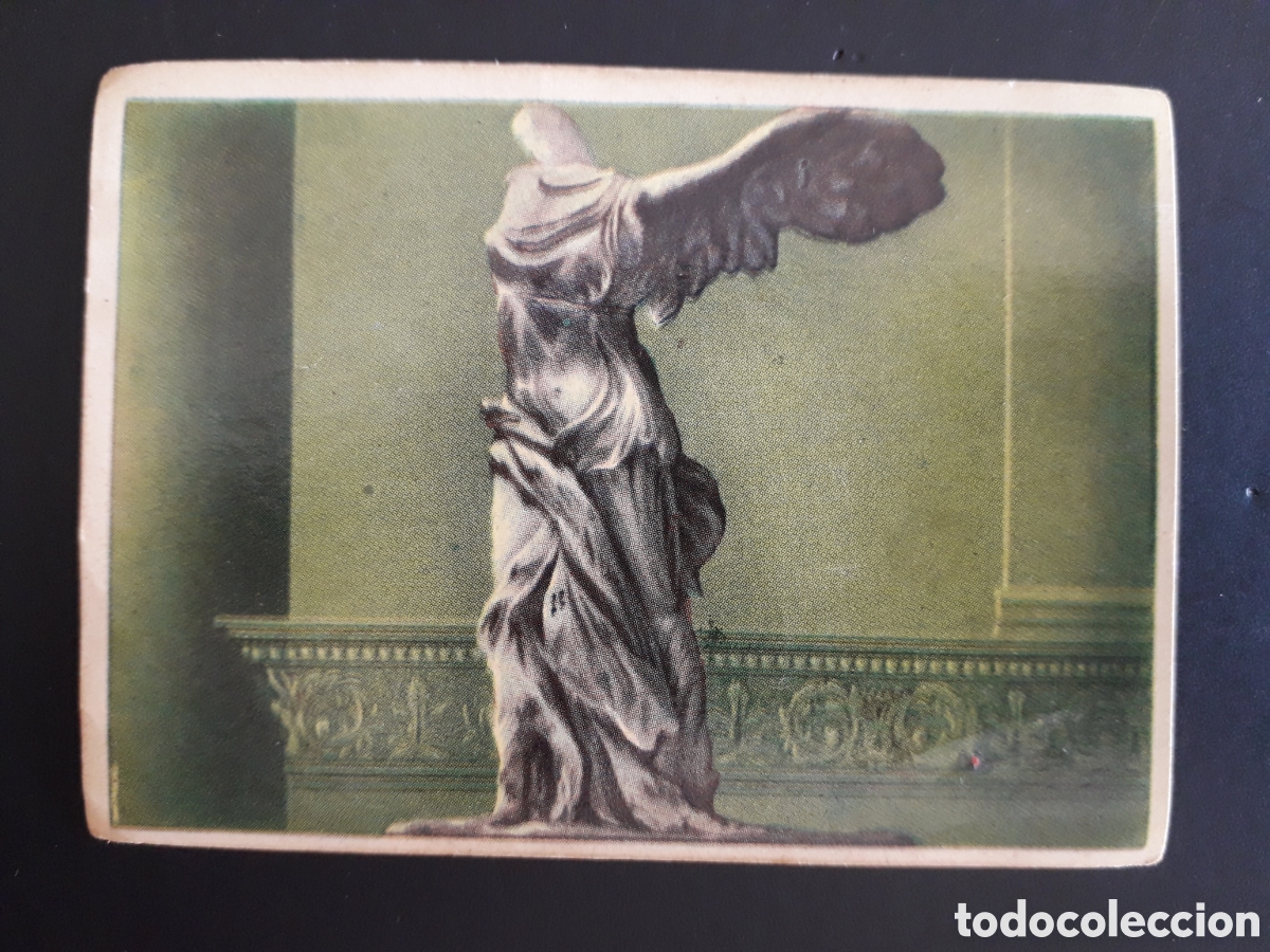 Coleccionismo cromos antiguos: VICTORIA DE SAMOTRACIA, LOUVRE MARAVILLAS DEL MUNDO N&deg; 166 ALBUM 2 BRUGUERA 1956 PEDIDO M&Iacute;NIMO 3&euro;