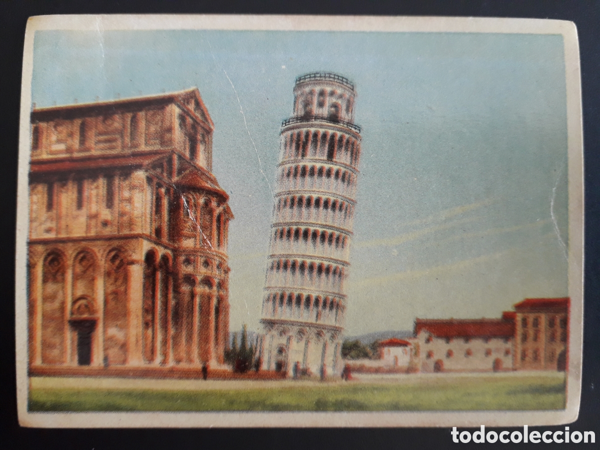 Sammeln alte Sammelbilder: TORRE DE PISA, ITALIA MARAVILLAS DEL MUNDO N&deg; 230 ALBUM 2 BRUGUERA 1956 SIN PEGAR, PEDIDO M&Iacute;NIMO 3&euro;.