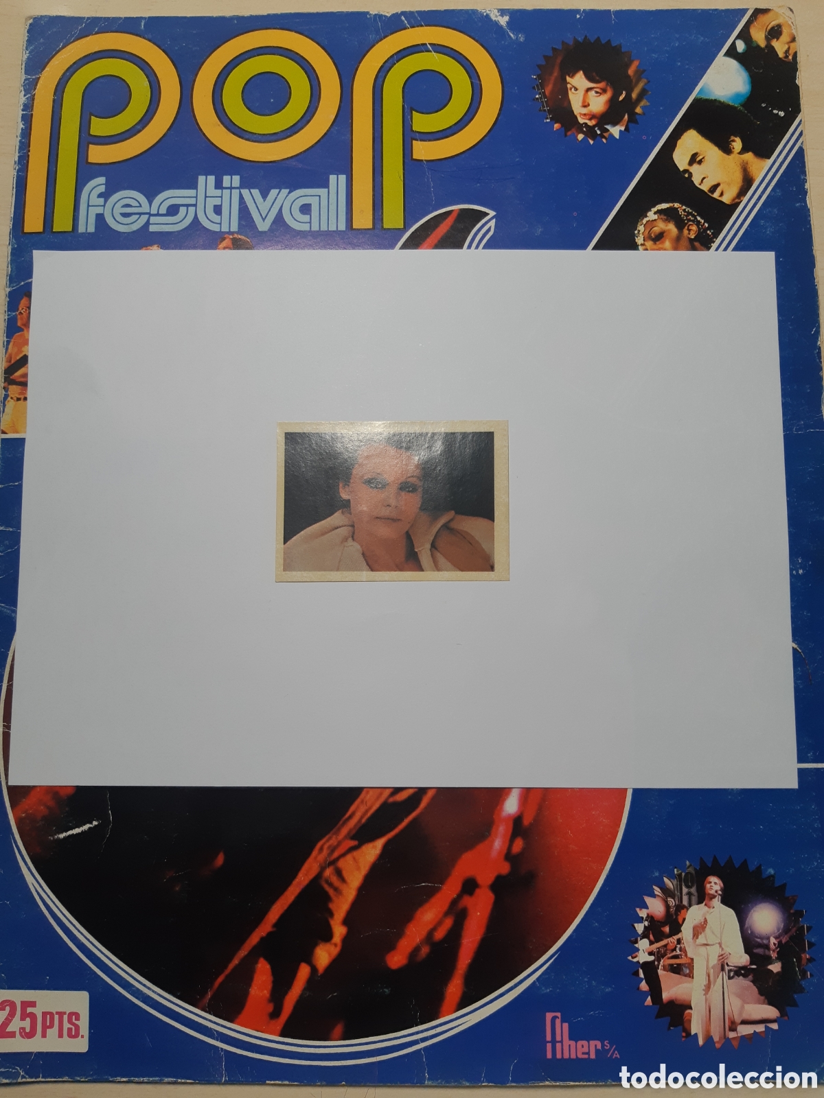 Coleccionismo Cromos antiguos: ROCIO DURCAL, N&Uacute;MERO 65, Pop Festival Ed Fher 1980.