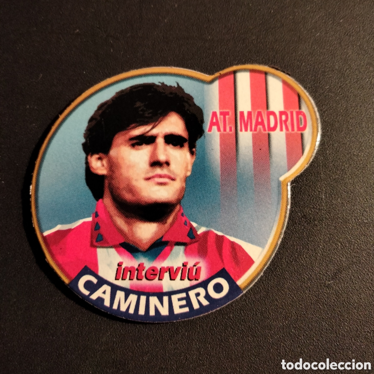 Sammeln alte Sammelbilder: CAMINERO ATL&Eacute;TICO DE MADRID IM&Aacute;N NEVERA ESTRELLAS DE LA LIGA 96-97 INTERVI&Uacute;.