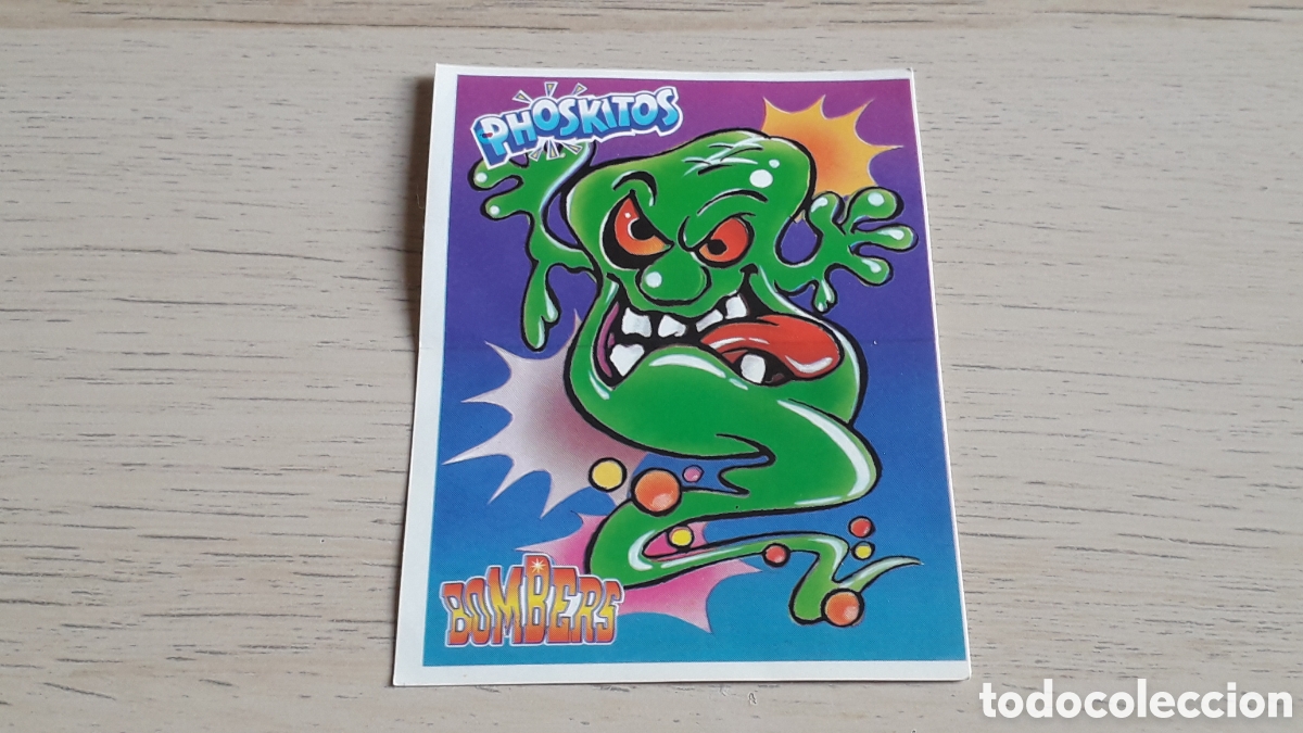 Coleccionismo Cromos antiguos: Cromo adhesivo Bombers, promo Phoskitos, original a&ntilde;o 1996.