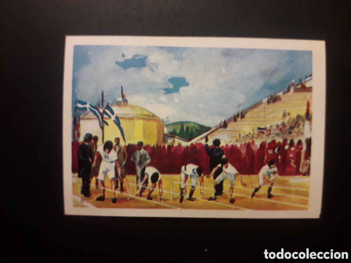 Coleccionismo cromos antiguos: ATLETISMO LOS JUEGOS OL&Iacute;MPICOS N&deg; 6 NESTL&Eacute; 1964 DESPEGADO, FOTOS PEDIDO M&Iacute;NIMO 3&euro;