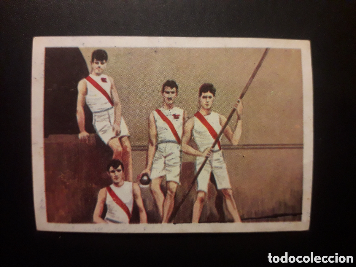 Coleccionismo cromos antiguos: 4 CAMPEONES ATENAS 1896, LOS JUEGOS OL&Iacute;MPICOS N&deg; 7 NESTL&Eacute; 1964 DESPEGADO, FOTOS PEDIDO M&Iacute;NIMO 3&euro;
