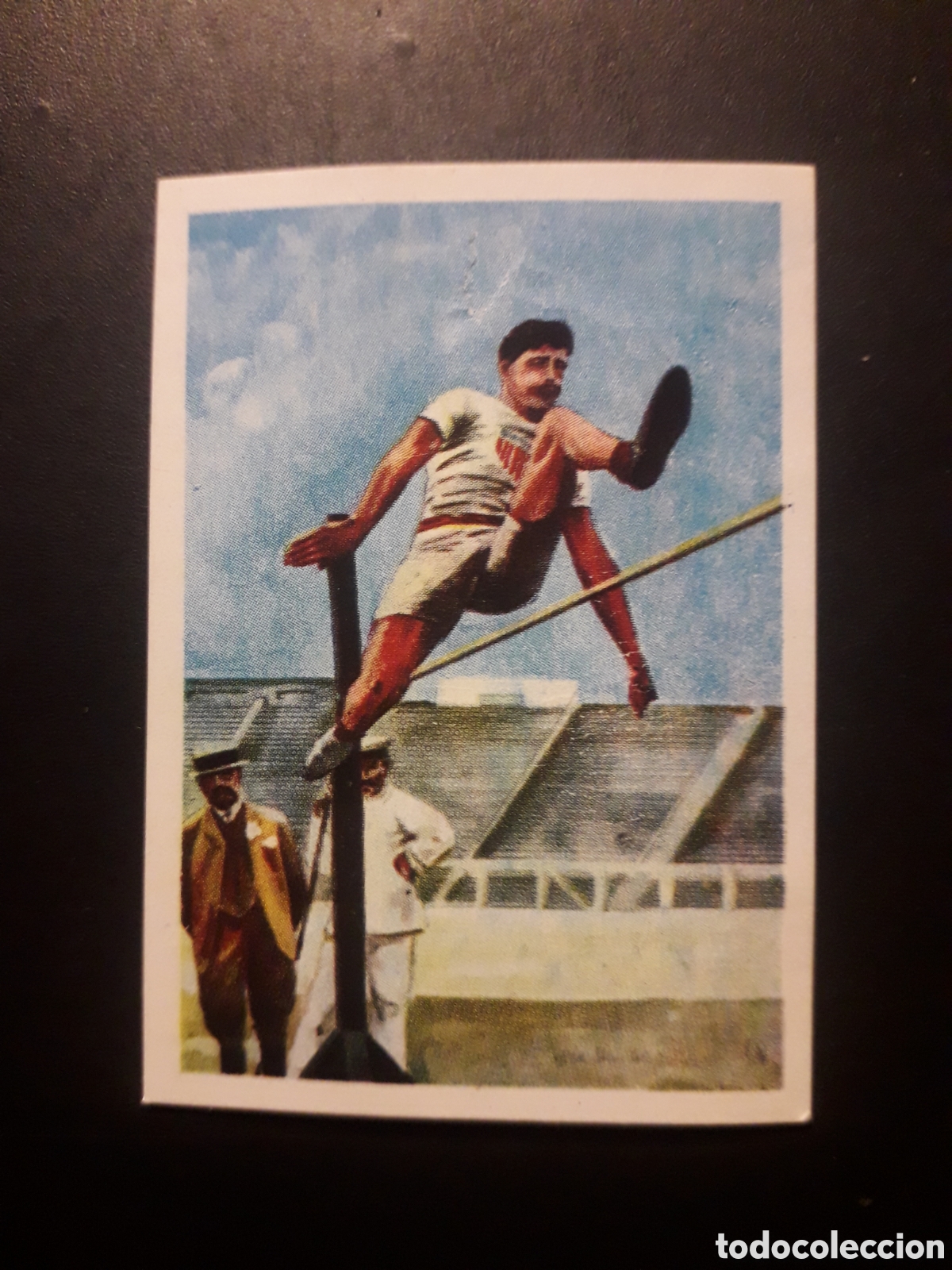 Coleccionismo cromos antiguos: SALTO DE ALTURA, LOS JUEGOS OL&Iacute;MPICOS N&deg; 16 NESTL&Eacute; 1964 DESPEGADO, FOTOS PEDIDO M&Iacute;NIMO 3&euro;