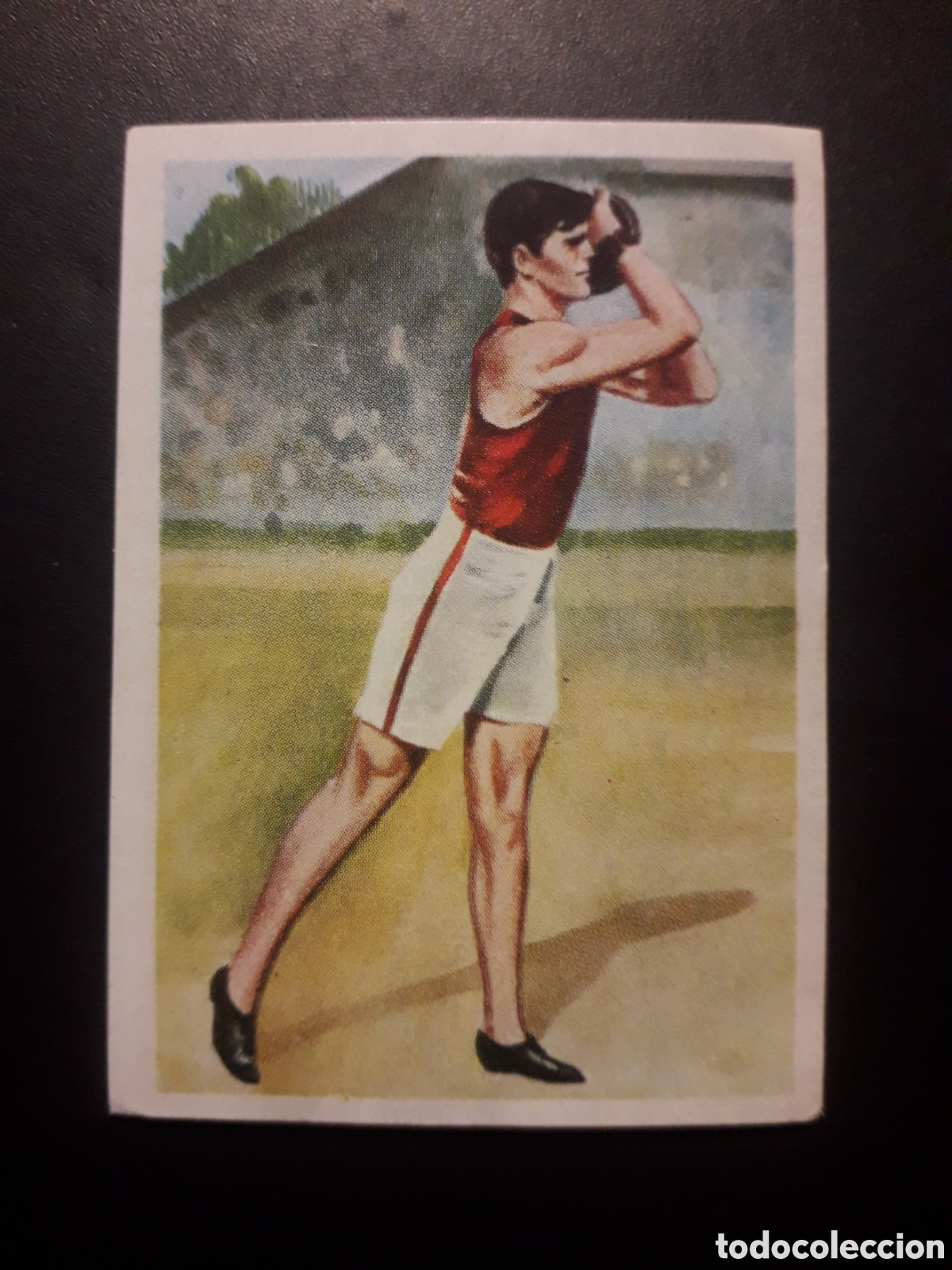 Coleccionismo cromos antiguos: LANZAMIENTO DE DISCO, LOS JUEGOS OL&Iacute;MPICOS N&deg; 18 NESTL&Eacute; 1964 SIN PEGAR PEDIDO M&Iacute;NIMO 3&euro;.
