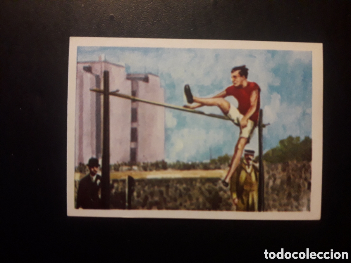 Coleccionismo cromos antiguos: SALTO DE ALTURA, LOS JUEGOS OL&Iacute;MPICOS N&deg; 22 NESTL&Eacute; 1964 DESPEGADO PEDIDO M&Iacute;NIMO 3&euro;