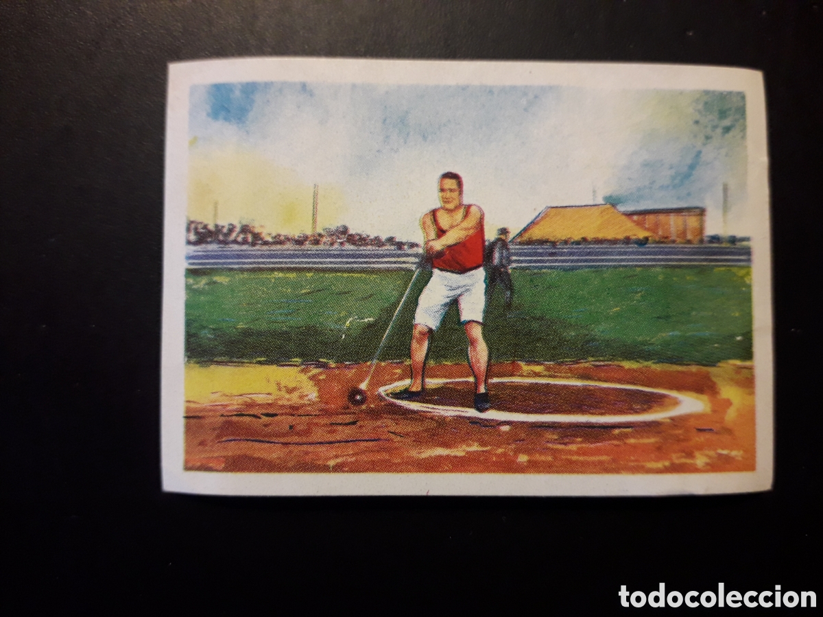 Coleccionismo cromos antiguos: LANZAMIENTO DE MARTILLO SAN LUIS 1904 LOS JUEGOS OL&Iacute;MPICOS N&deg; 33 NESTL&Eacute; 1964 SIN PEG PEDIDO M&Iacute;NIM 3&euro;