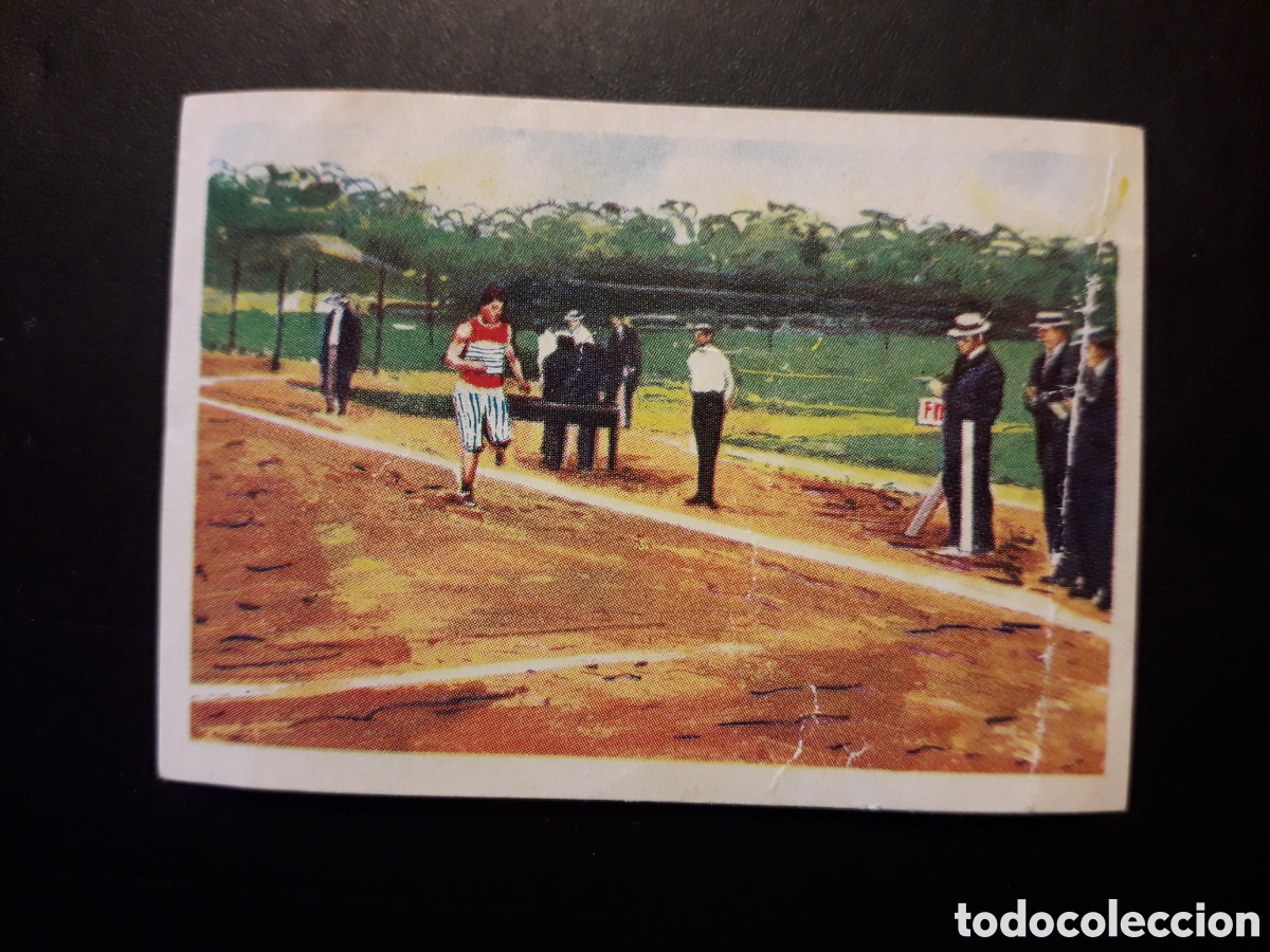 Coleccionismo cromos antiguos: ATLETISMO SAN LUIS 1904 LOS JUEGOS OL&Iacute;MPICOS N&deg; 36 NESTL&Eacute; 1964 SIN PEGAR, ARRUGAS PEDIDO M&Iacute;NIMO 3&euro;