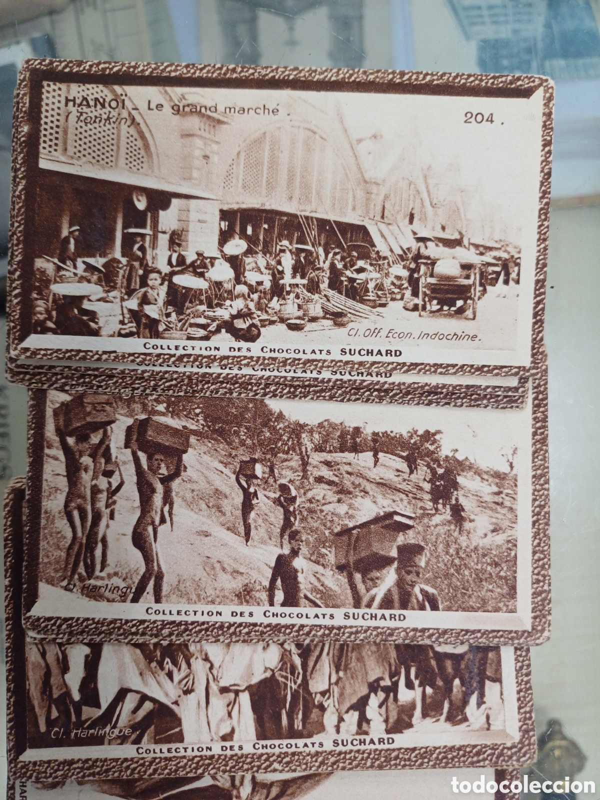 Coleccionismo cromos antiguos: Chocolat suchard. 94 cromos colecci&oacute;n coloniale - Foto 2