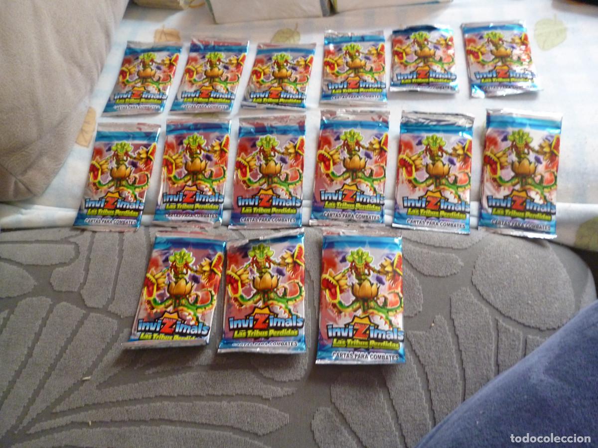 Coleccionismo cromos antiguos: 27 SOBRES DE INVIZIMALS LAS TRIBUS PERDIDAS - Foto 3