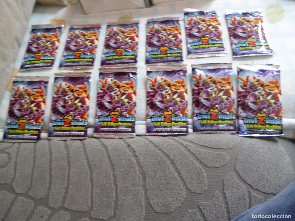Coleccionismo cromos antiguos: 31 SOBRES DE INVIZIMALS LAS TRIBUS PERDIDAS - Foto 3