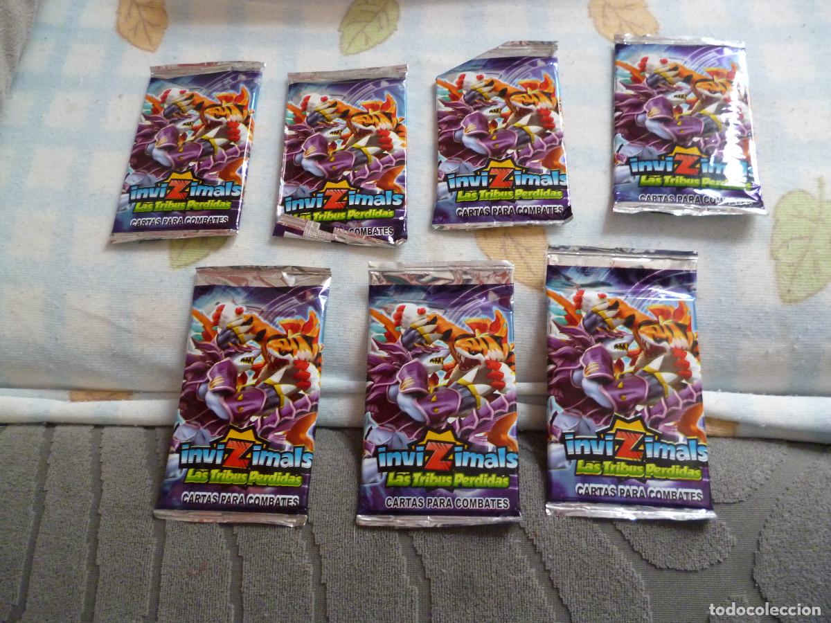 Coleccionismo cromos antiguos: 31 SOBRES DE INVIZIMALS LAS TRIBUS PERDIDAS - Foto 5