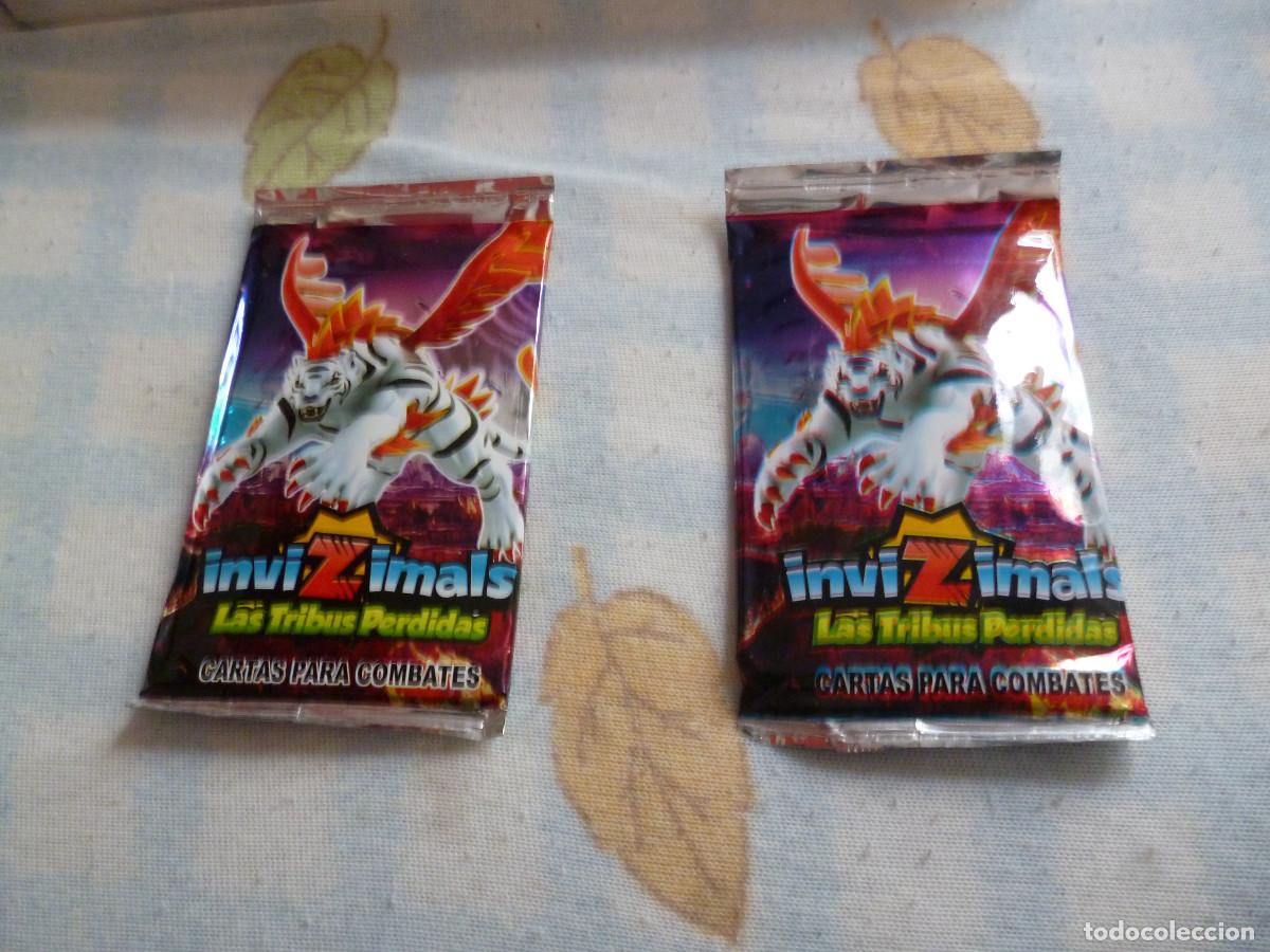 Coleccionismo cromos antiguos: 2 SOBRES DE INVIZIMALS LAS TRIBUS PERDIDAS - Foto 1