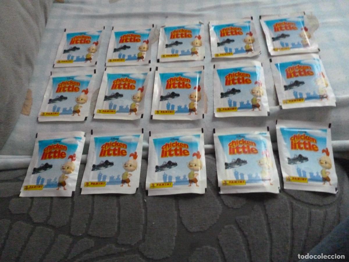 Coleccionismo cromos antiguos: 35 SOBRES DE CROMOS DE CHICKEN LITTLE - Foto 1