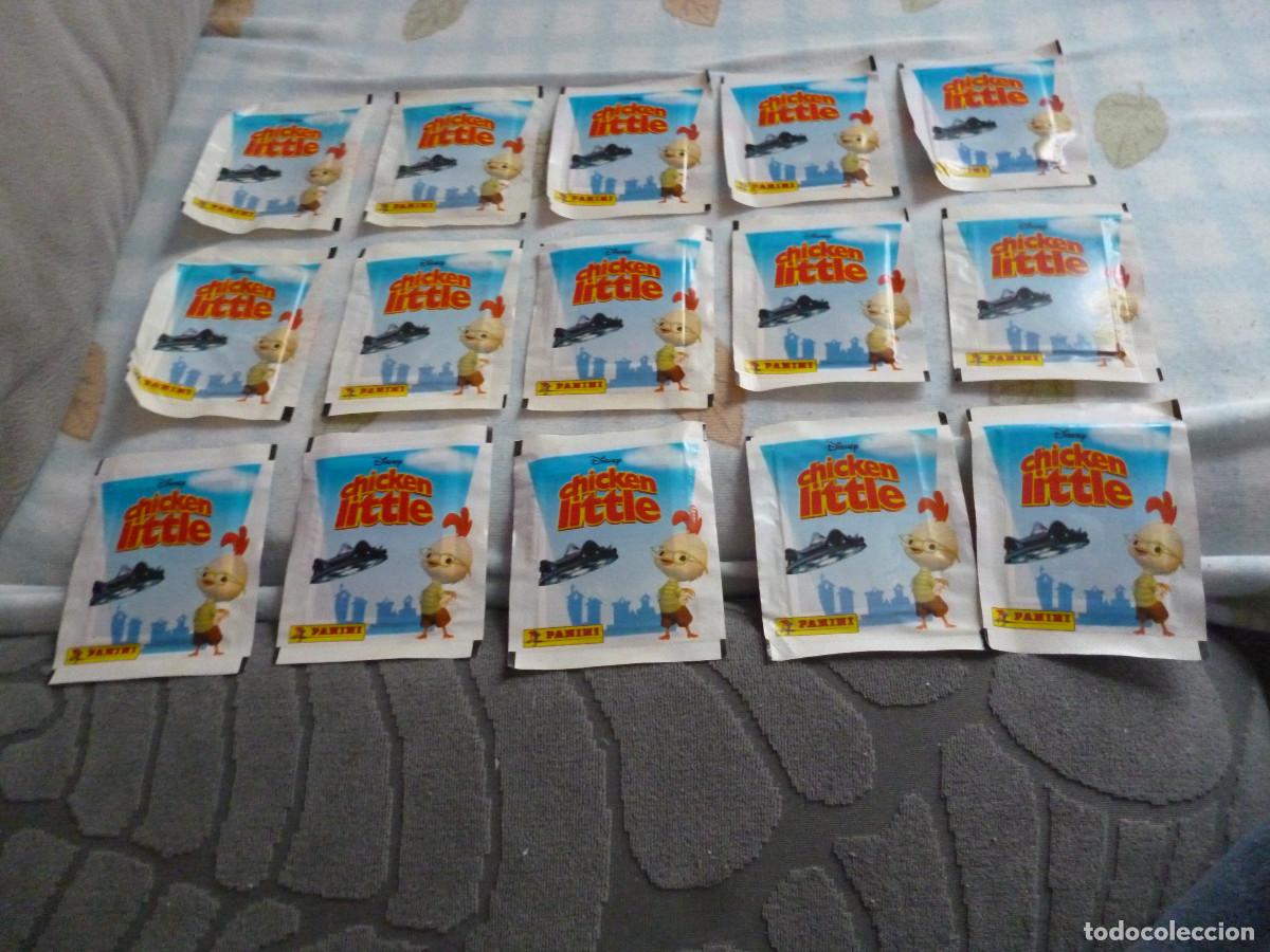 Coleccionismo cromos antiguos: 35 SOBRES DE CROMOS DE CHICKEN LITTLE - Foto 3
