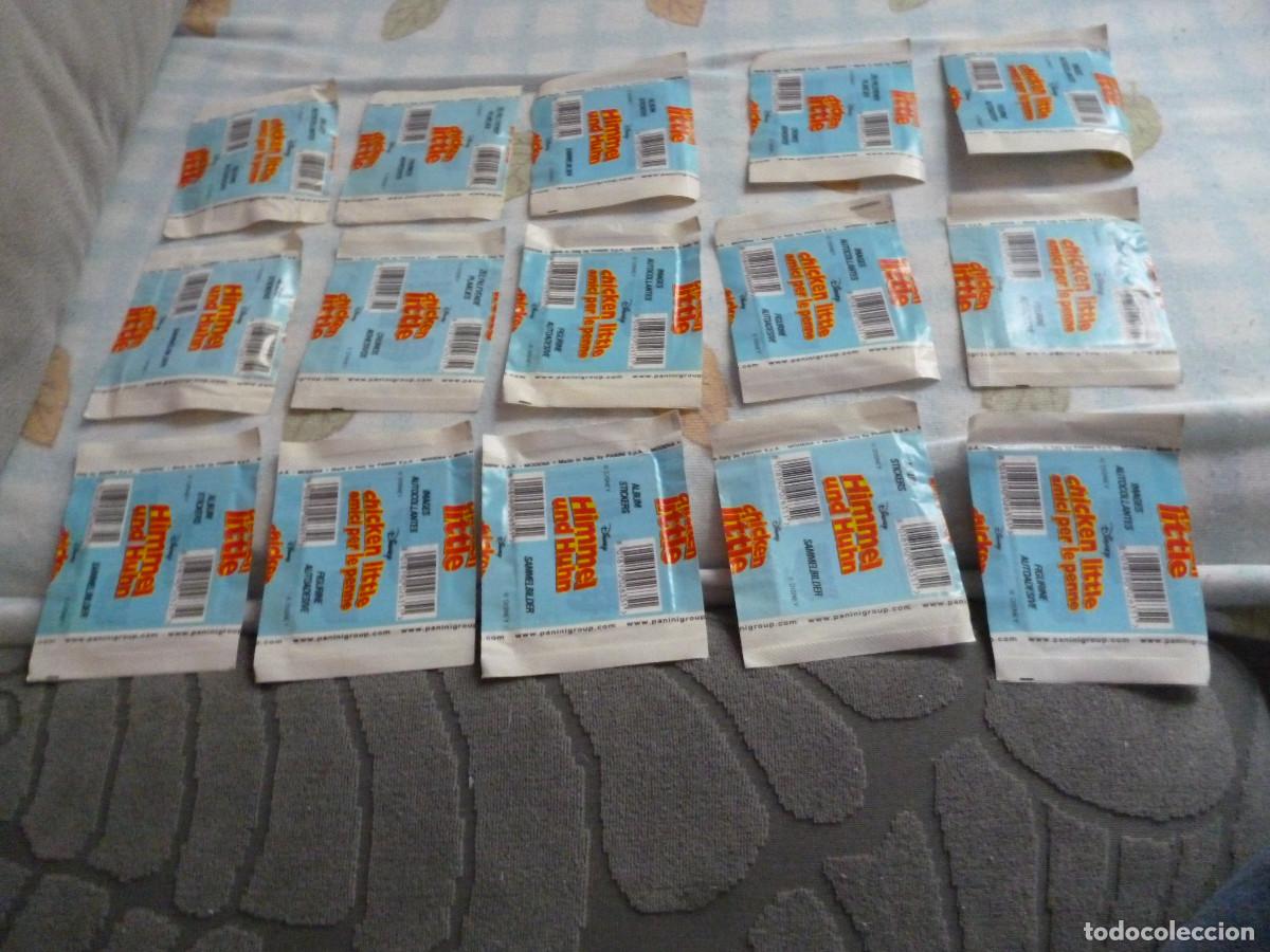 Coleccionismo cromos antiguos: 35 SOBRES DE CROMOS DE CHICKEN LITTLE - Foto 4