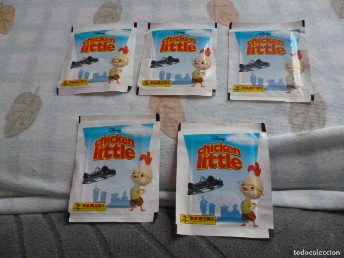 Coleccionismo cromos antiguos: 35 SOBRES DE CROMOS DE CHICKEN LITTLE - Foto 5