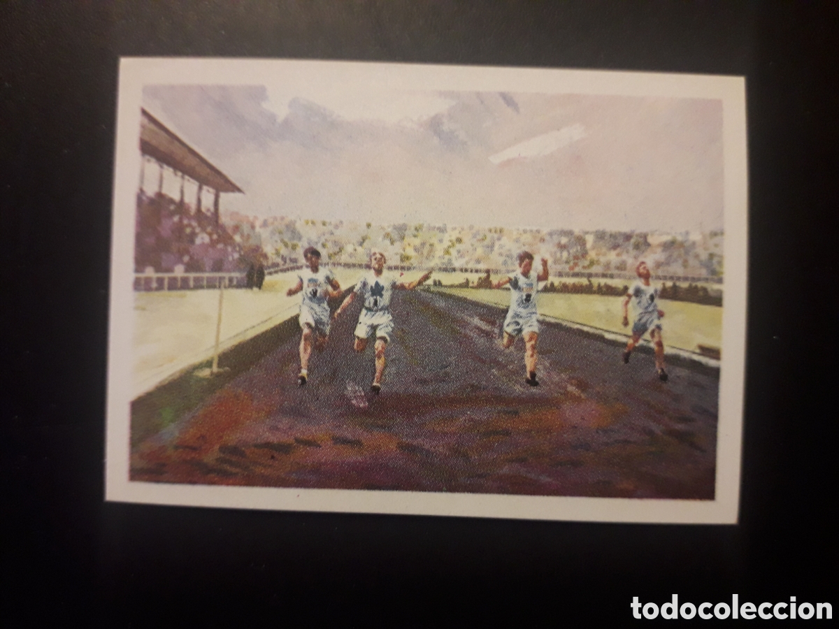 Coleccionismo cromos antiguos: ATLETISMO LONDRES 1908 LOS JUEGOS OL&Iacute;MPICOS N&deg; 45 NESTL&Eacute; 1964 DESPEGADO PEDIDO M&Iacute;NIMO 3&euro;.