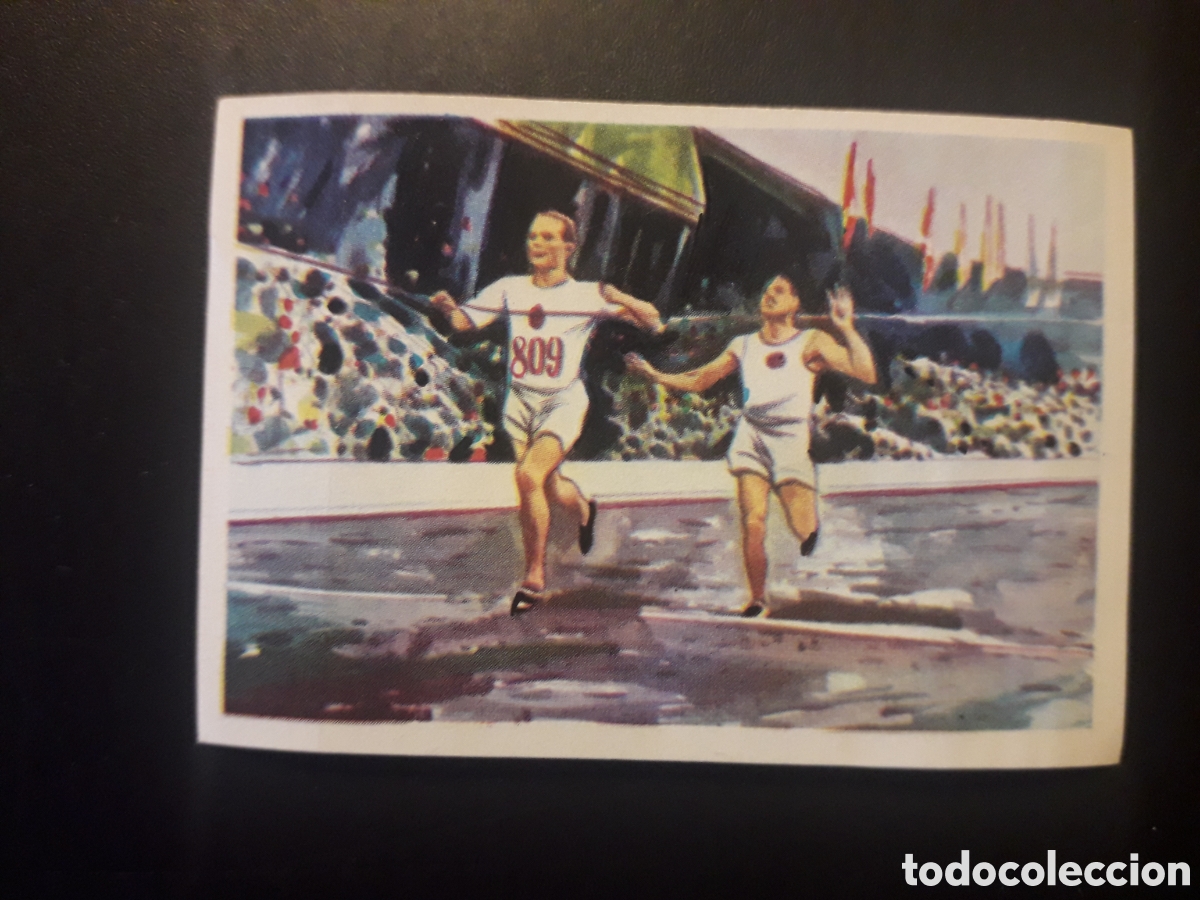 Coleccionismo cromos antiguos: ATLETISMO ESTOCOLMO 1912 LOS JUEGOS OL&Iacute;MPICOS N&deg; 60 NESTL&Eacute; 1964 SIN PEGAR PEDIDO M&Iacute;NIMO 3&euro;