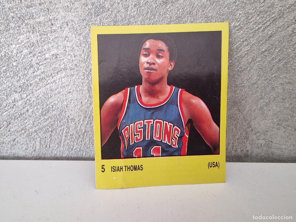 Coleccionismo cromos antiguos: ISIAH THOMAS PANINI SUPERSPORT - Foto 1