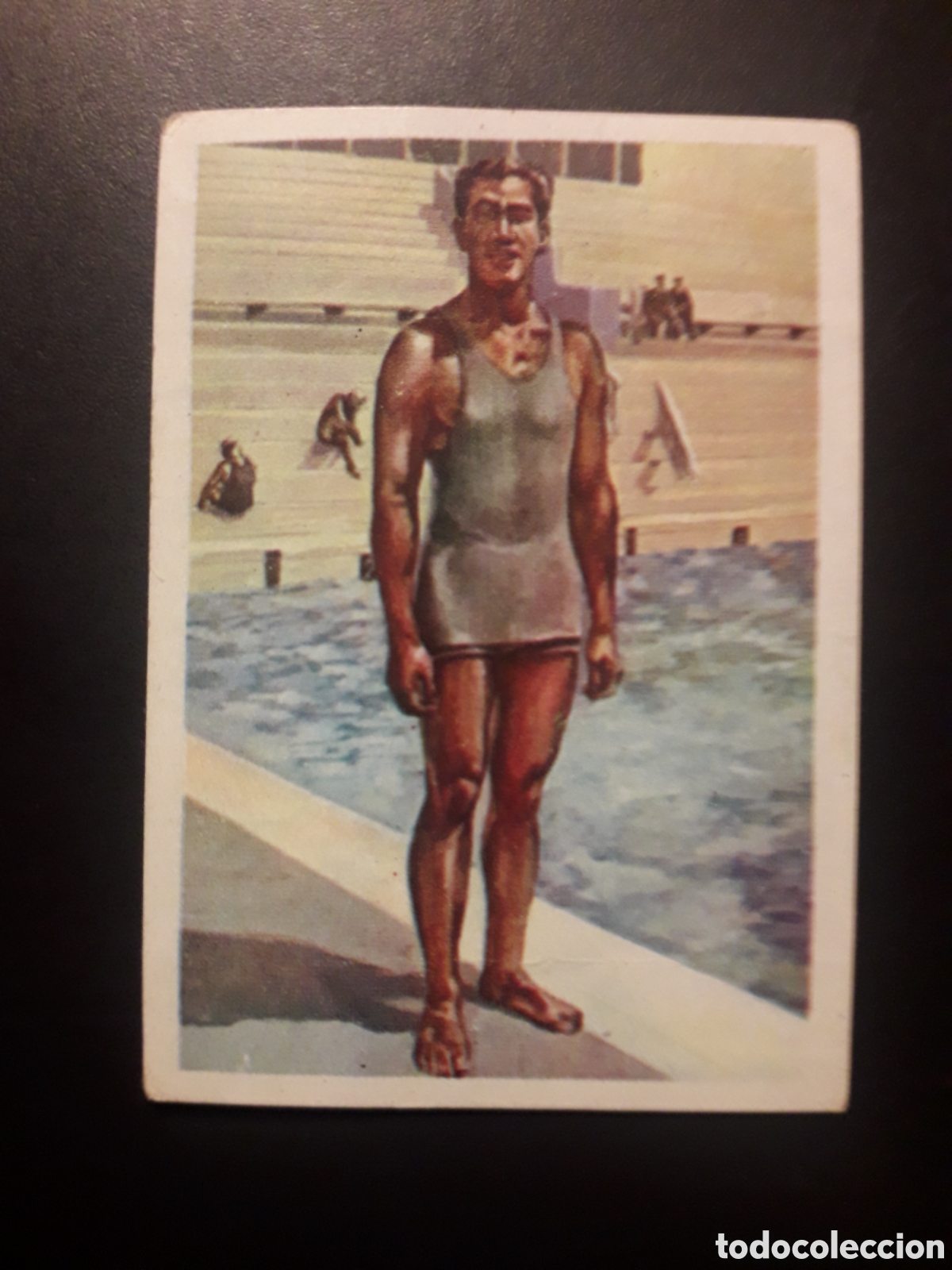 Coleccionismo cromos antiguos: NATACI&Oacute;N KAHANAMOKU AMBERES 1920 LOS JUEGOS OL&Iacute;MPICOS N&deg; 69 NESTL&Eacute; 1964 DESPEGADO PEDIDO M&Iacute;NIMO 3&euro;