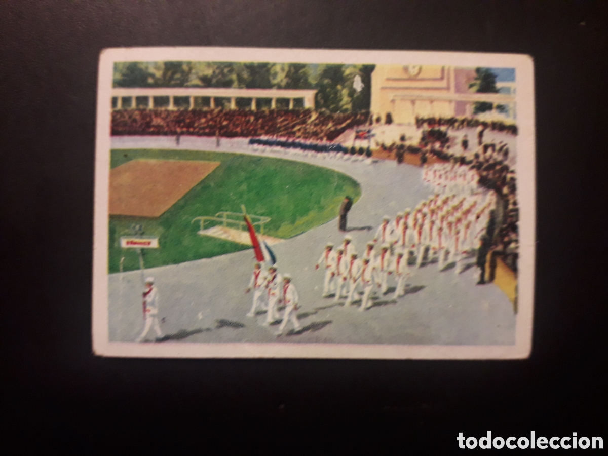 Coleccionismo cromos antiguos: AMBERES 1920 LOS JUEGOS OL&Iacute;MPICOS N&deg; 63 NESTL&Eacute; 1964 DESPEGADO PEDIDO M&Iacute;NIMO 3&euro;