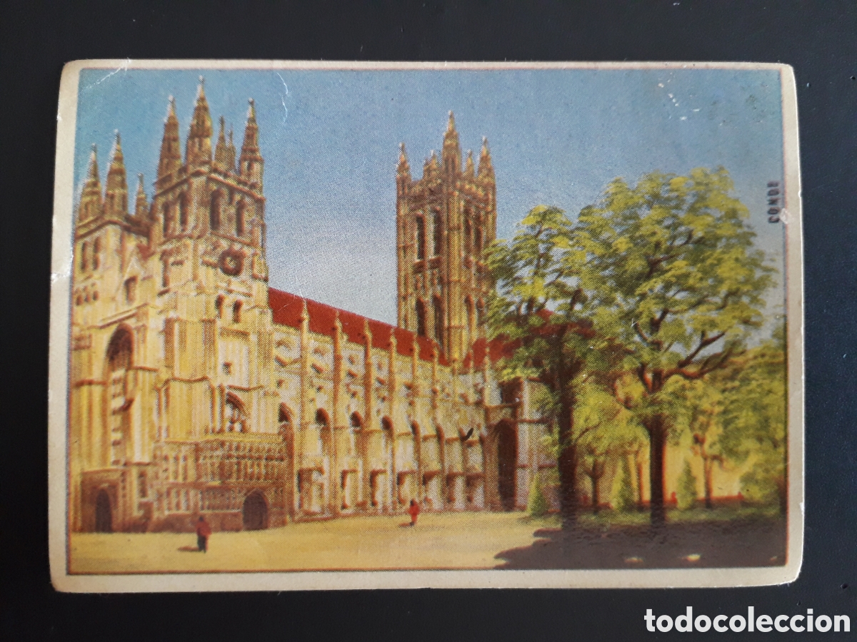 Sammeln alte Sammelbilder: ABAD&Iacute;A DE CANTERBURY MARAVILLAS DEL MUNDO N&deg; 219 ALBUM 2 BRUGUERA 1956 SIN PEGAR, PEDIDO M&Iacute;NIMO 3&euro;.