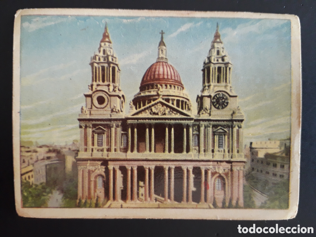 Sammeln alte Sammelbilder: CATEDRAL DE SAN PABLO, LONDRES MARAVILLAS DEL MUNDO N&deg; 189 ALBUM 2 BRUGUERA 1956 PEDIDO M&Iacute;NIMO 3&euro;