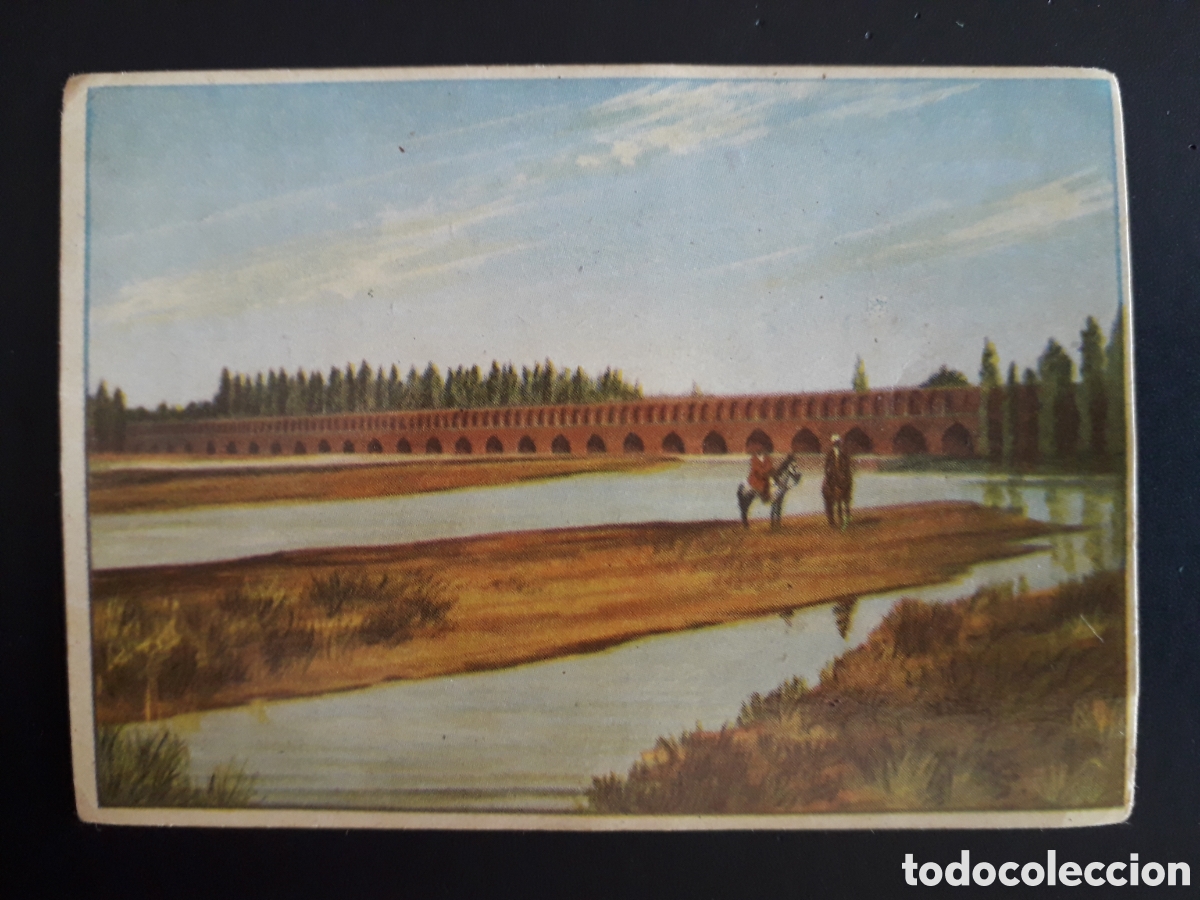 Sammeln alte Sammelbilder: PUENTE, ISFAHAN PERSIA MARAVILLAS DEL MUNDO N&deg; 178 ALBUM 2 BRUGUERA 1956 SIN PEGAR, PEDIDO M&Iacute;NIMO 3&euro;
