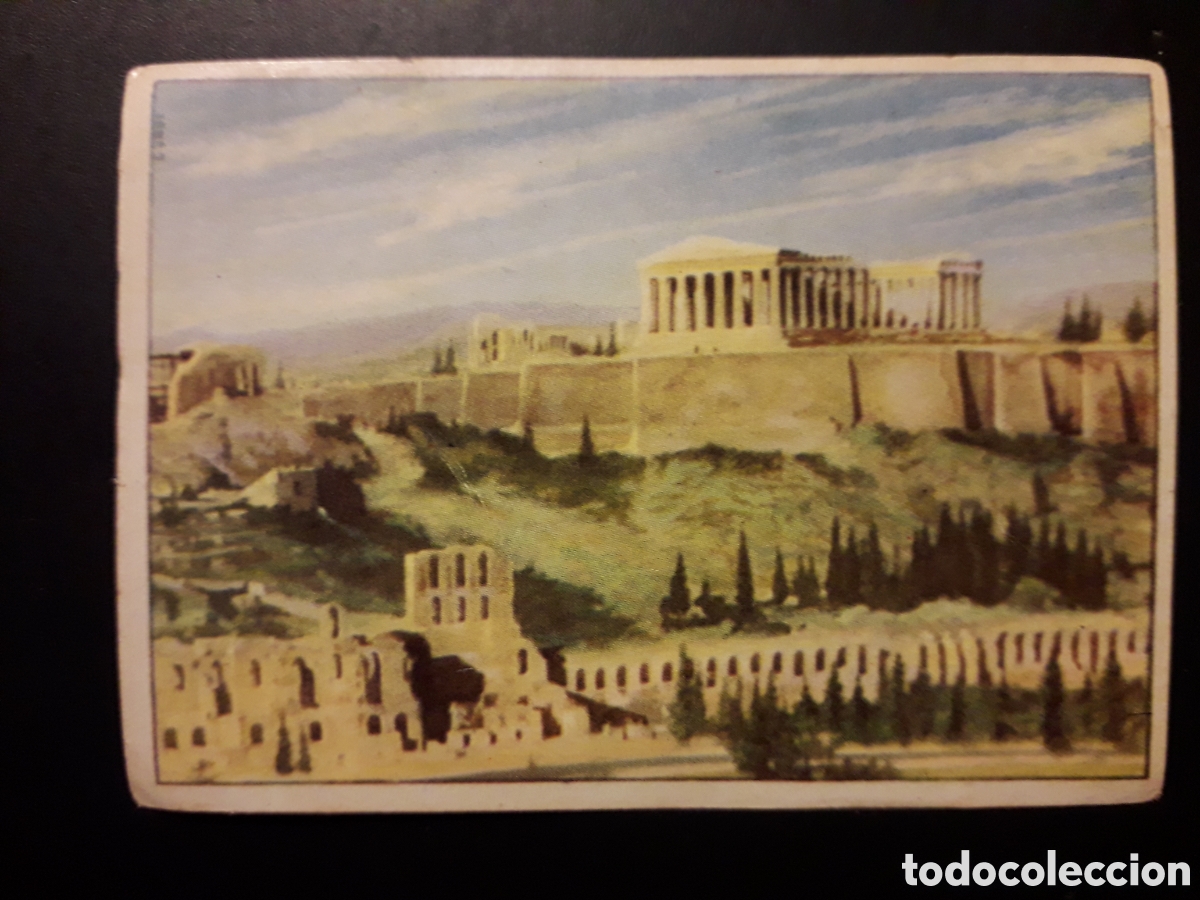 Collezionismo Figurine antiche: ACR&Oacute;POLIS, GRECIA MARAVILLAS DEL MUNDO N&deg; 218 ALBUM 2 BRUGUERA 1956 SIN PEGAR, PEDIDO M&Iacute;NIMO 3&euro;