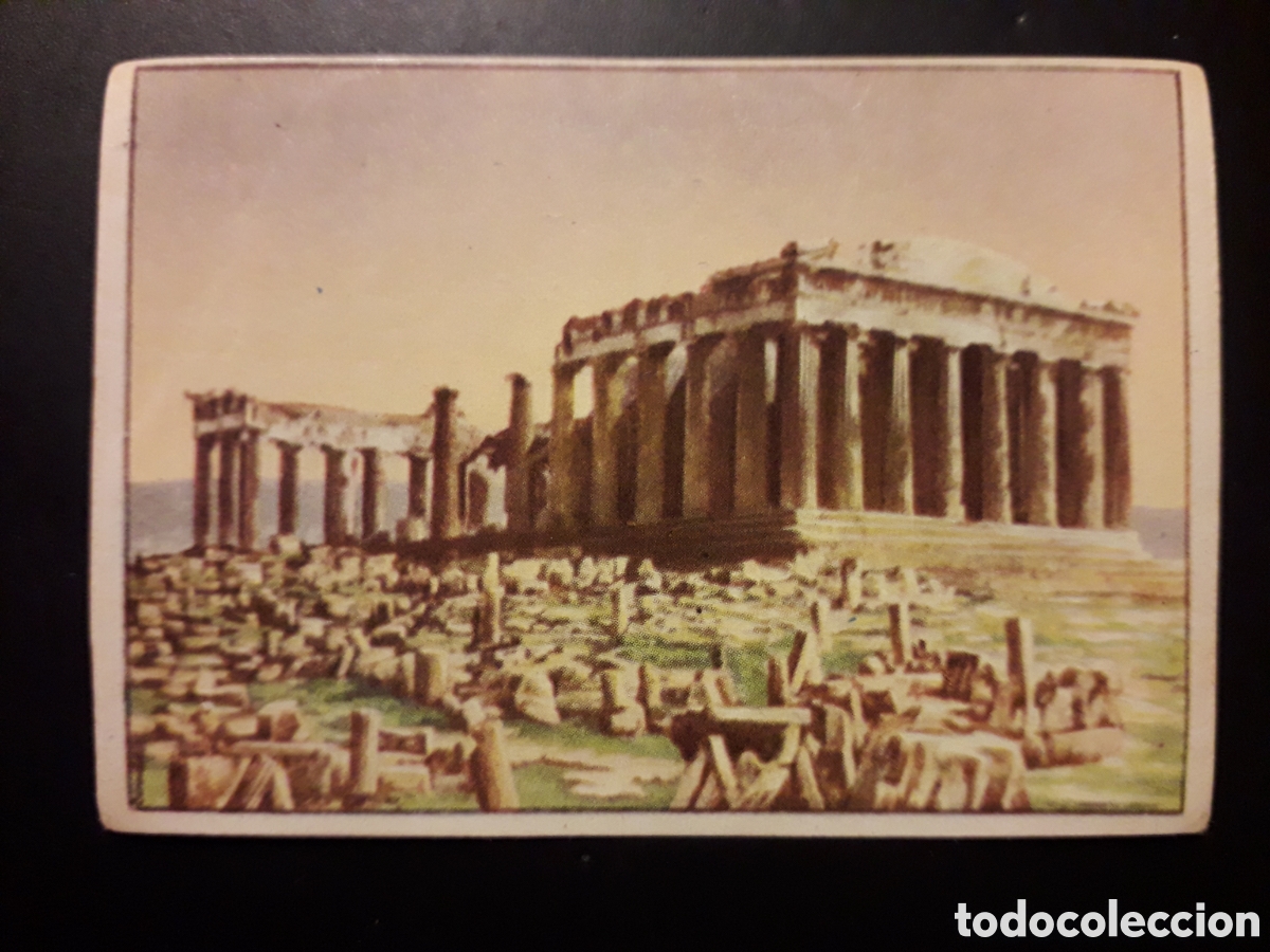 Collezionismo Figurine antiche: EL PARTEN&Oacute;N, GRECIA MARAVILLAS DEL MUNDO N&deg; 200 ALBUM 2 BRUGUERA 1956 SIN PEGAR, PEDIDO M&Iacute;NIMO 3&euro;