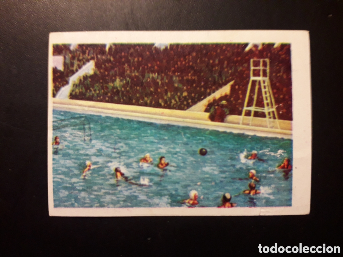 Collezionismo Figurine antiche: WATERPOLO PAR&Iacute;S 1924 LOS JUEGOS OL&Iacute;MPICOS N&deg; 74 NESTL&Eacute; 1964 DESPEGADO PEDIDO M&Iacute;NIMO 3&euro;.