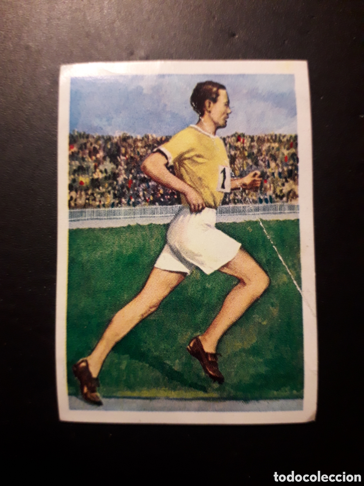 Collezionismo Figurine antiche: ATLETISMO PAR&Iacute;S 1924 LOS JUEGOS OL&Iacute;MPICOS N&deg; 79 NESTL&Eacute; 1964 SIN PEGAR, DOBLEZ PEDIDO M&Iacute;NIMO 3&euro;