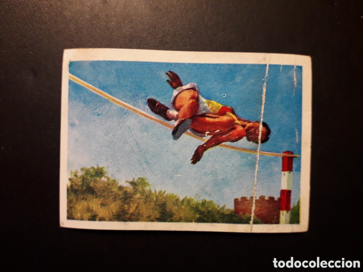 Collezionismo Figurine antiche: ALTURA PAR&Iacute;S 1924 LOS JUEGOS OL&Iacute;MPICOS N&deg; 76 NESTL&Eacute; 1964 SIN PEGAR, DOBLEZ PEDIDO M&Iacute;NIMO 3&euro;