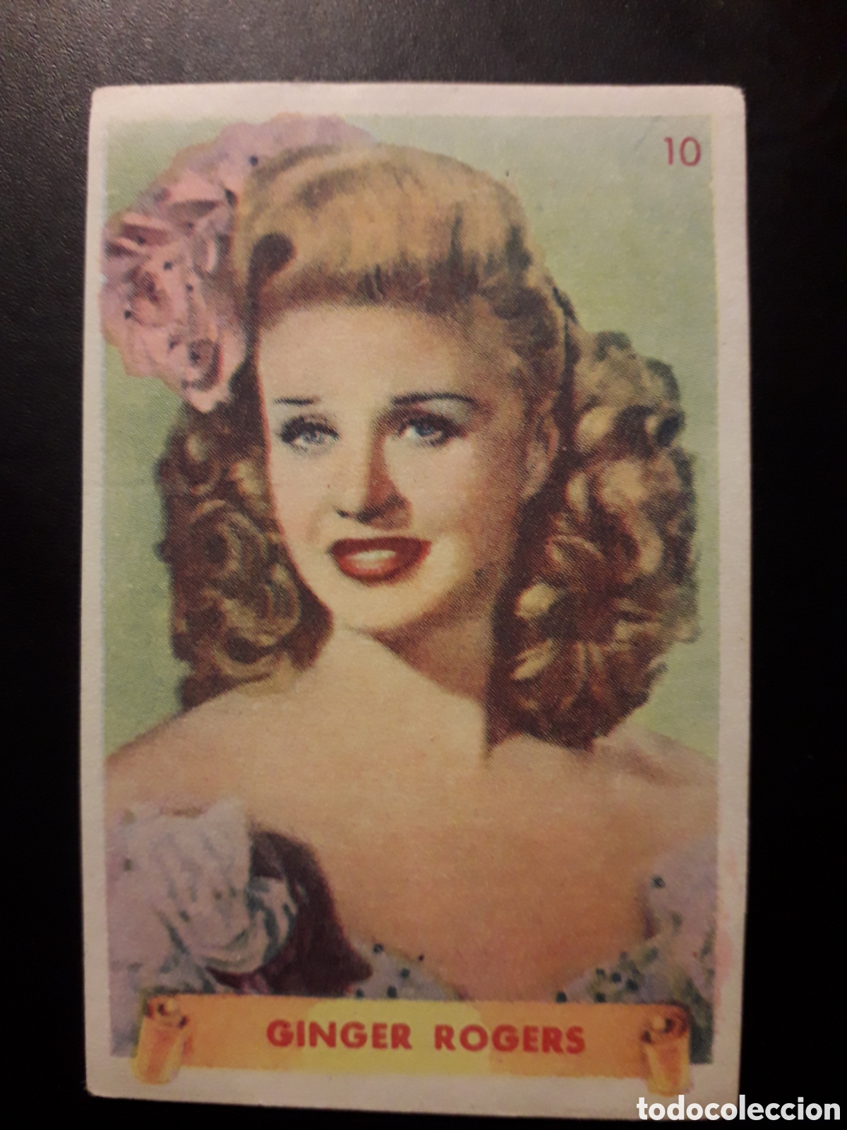Sammeln alte Sammelbilder: GINGER ROGERS N&deg; 10 &Uacute;LTIMAS FOTOGRAF&Iacute;AS FAMOSAS ESTRELLAS ALBUM 2&deg; BRUGUERA SIN PEG PEDIDO M&Iacute;NIMO 3&euro;