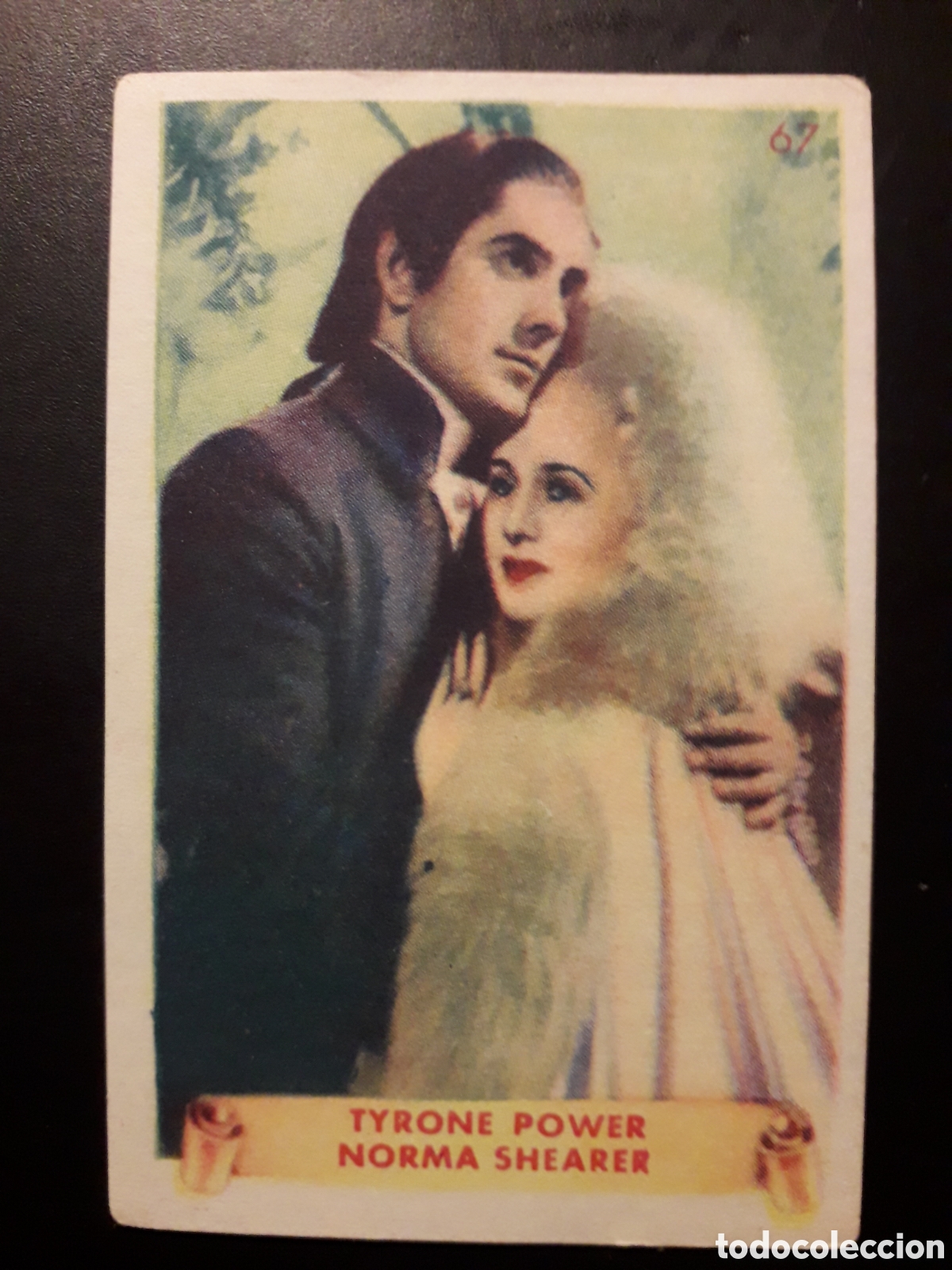 Sammeln alte Sammelbilder: TYRONE POWER/NORMA SHEARER N&deg; 67 &Uacute;LTIMAS FOTOGRAF&Iacute;AS ALBUM 2&deg; BRUGUERA SIN PEGAR PEDIDO M&Iacute;NIMO 3&euro;