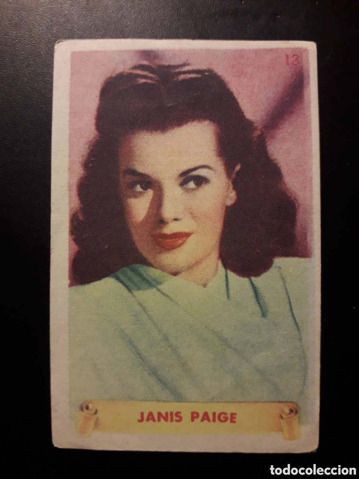Sammeln alte Sammelbilder: JANIS PAIGE N&deg; 13 &Uacute;LTIMAS FOTOGRAF&Iacute;AS FAMOSAS ESTRELLAS ALBUM 2&deg; BRUGUERA SIN PEGAR PEDIDO M&Iacute;NIMO 3&euro;