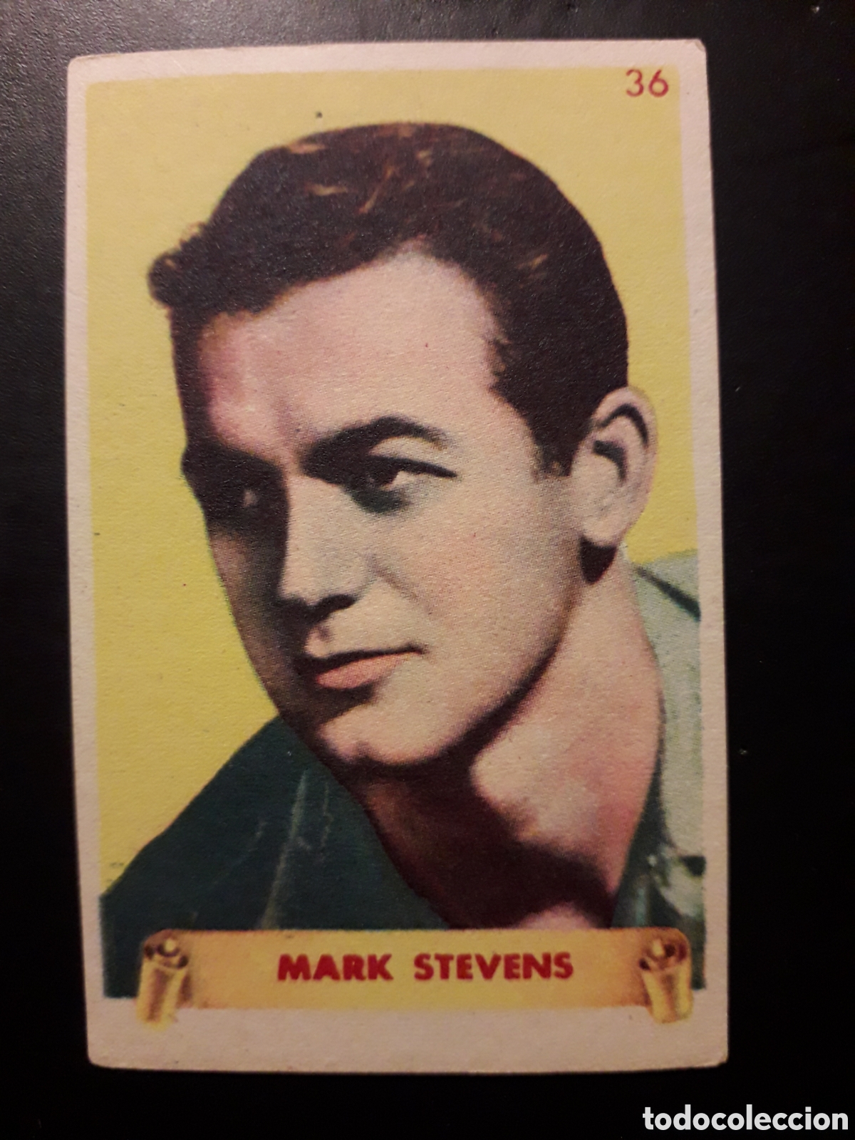 Sammeln alte Sammelbilder: MARK STEVENS N&deg; 36 &Uacute;LTIMAS FOTOGRAF&Iacute;AS FAMOSAS ESTRELLAS ALBUM 2&deg; BRUGUERA SIN PEGAR PEDIDO M&Iacute;NIM 3&euro;