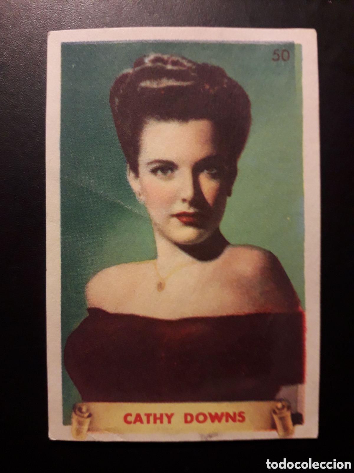 Sammeln alte Sammelbilder: CATHY DOWNS N&deg; 50 &Uacute;LTIMAS FOTOGRAF&Iacute;AS FAMOSAS ESTRELLAS ALBUM 2&deg; BRUGUERA SIN PEGAR PEDIDO M&Iacute;NIMO 3&euro;
