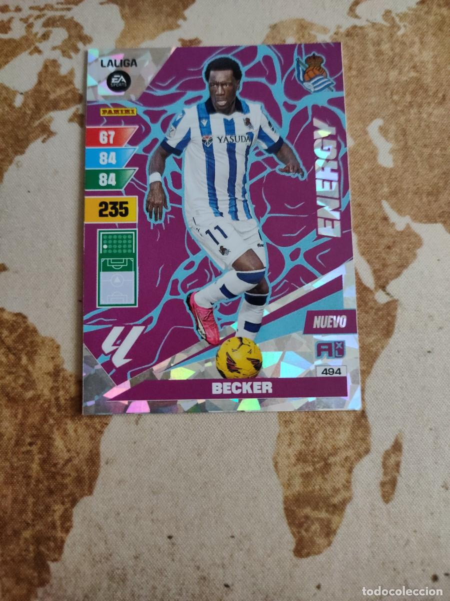 Coleccionismo Cromos antiguos: Adrenalyn XL Energy 494 BECKER 2023-24