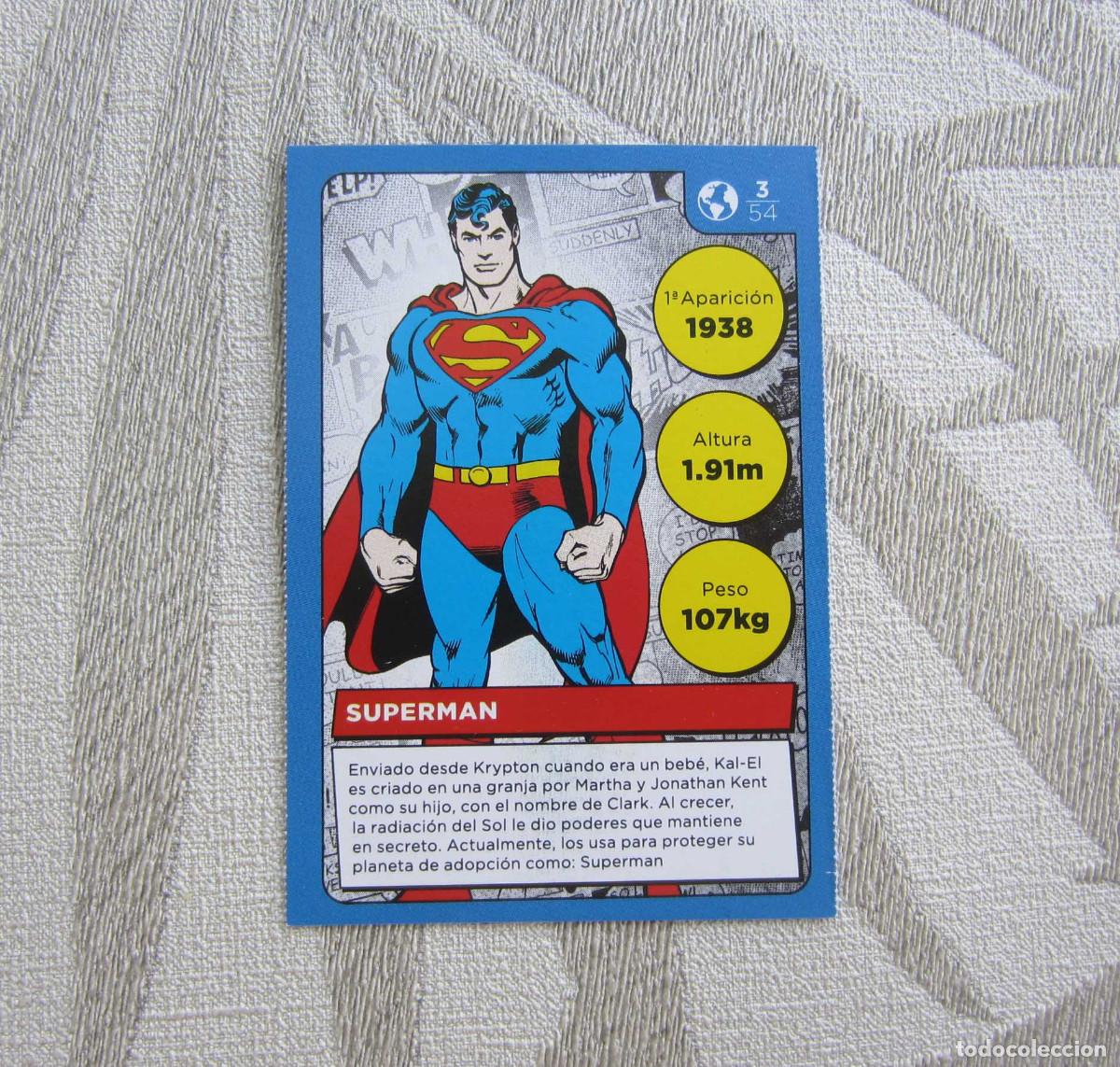 Coleccionismo cromos antiguos: CROMOS CARTAS CARREFOUR CROMO DC COMICS N&ordm; 3 - Foto 1