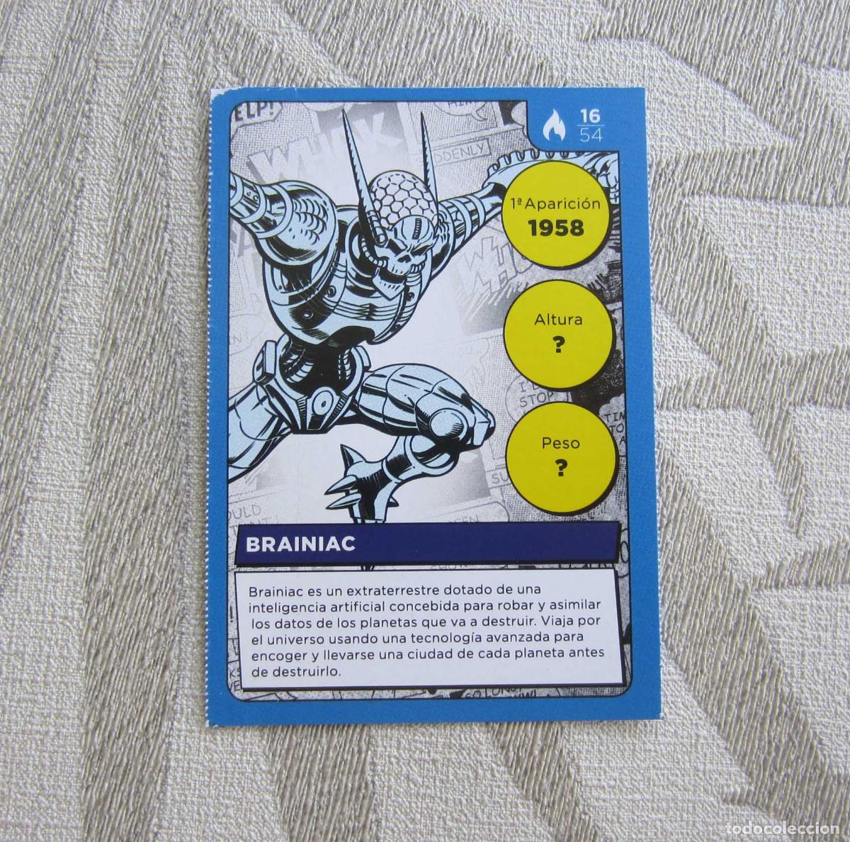 Coleccionismo cromos antiguos: CROMOS CARTAS CARREFOUR CROMO DC COMICS N&ordm; 16 - Foto 1