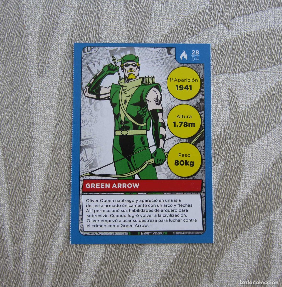Coleccionismo cromos antiguos: CROMOS CARTAS CARREFOUR CROMO DC COMICS N&ordm; 28 - Foto 1