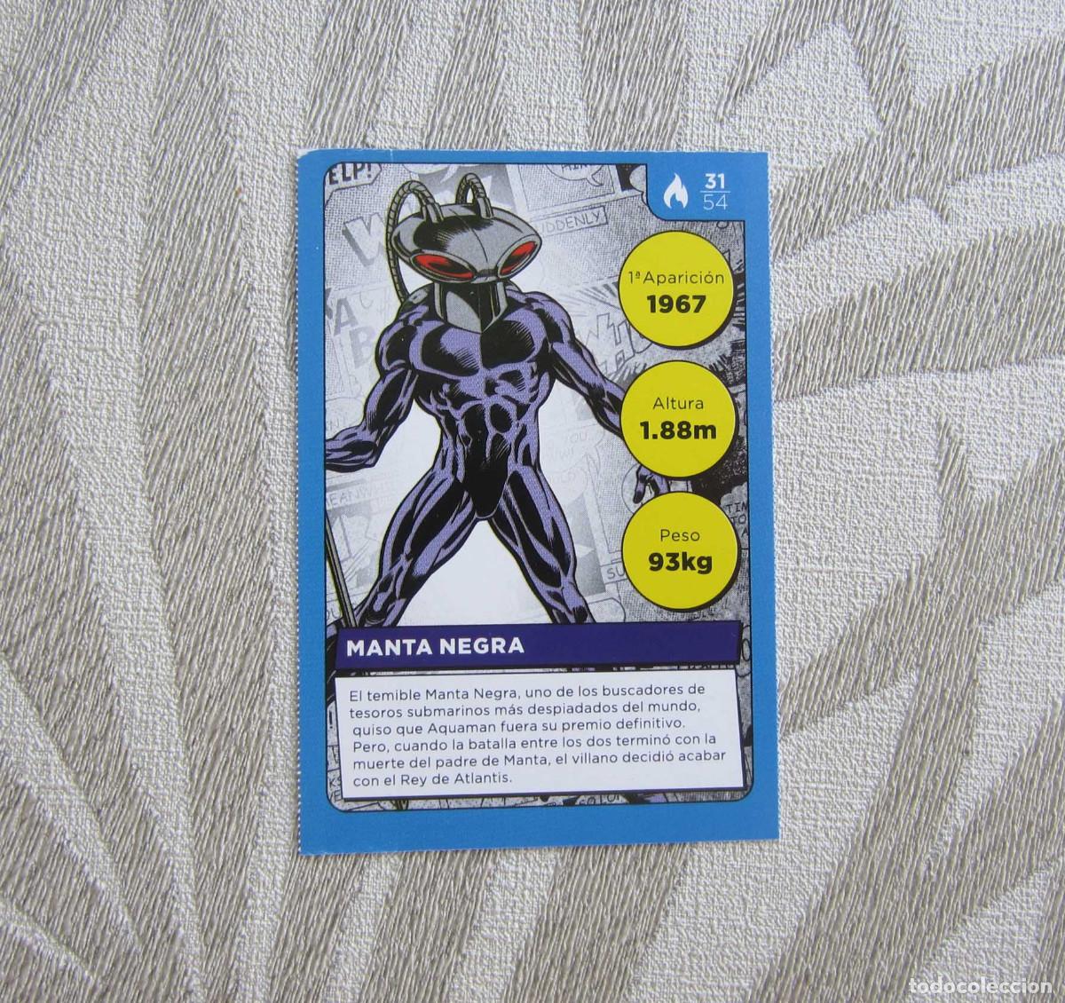 Coleccionismo cromos antiguos: CROMOS CARTAS CARREFOUR CROMO DC COMICS N&ordm; 31 - Foto 1