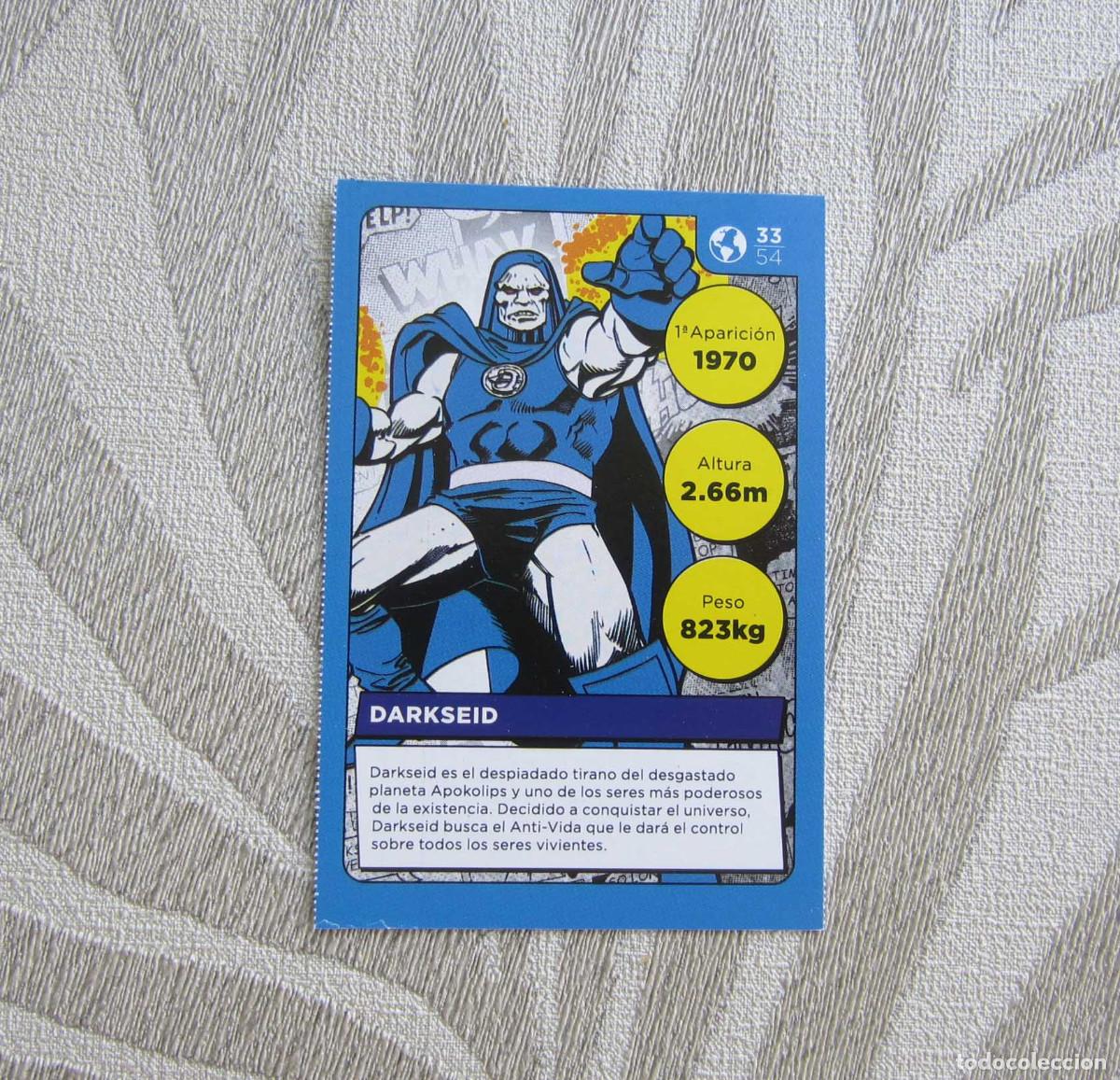 Coleccionismo cromos antiguos: CROMOS CARTAS CARREFOUR CROMO DC COMICS N&ordm; 33 - Foto 1