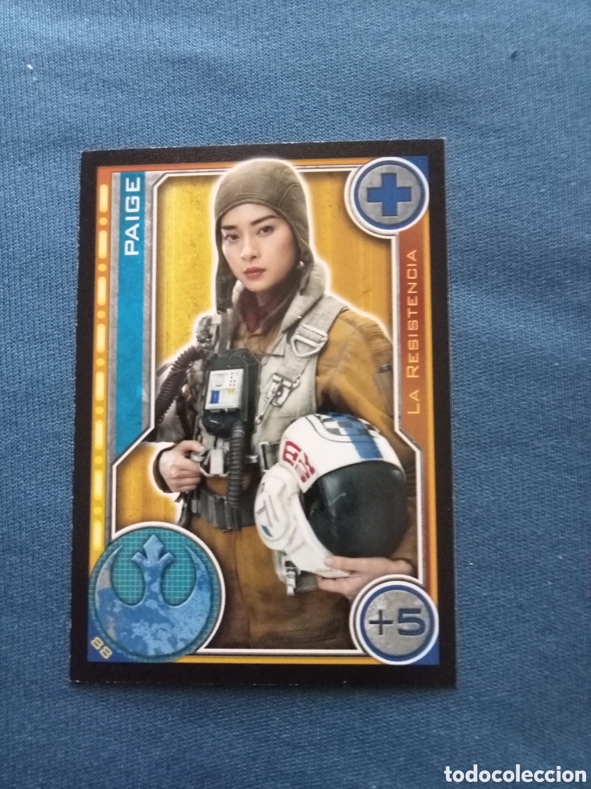 Collezionismo Figurine antiche: Carta Star Wars Topps x Carrefour N&ordm;88 Paige
