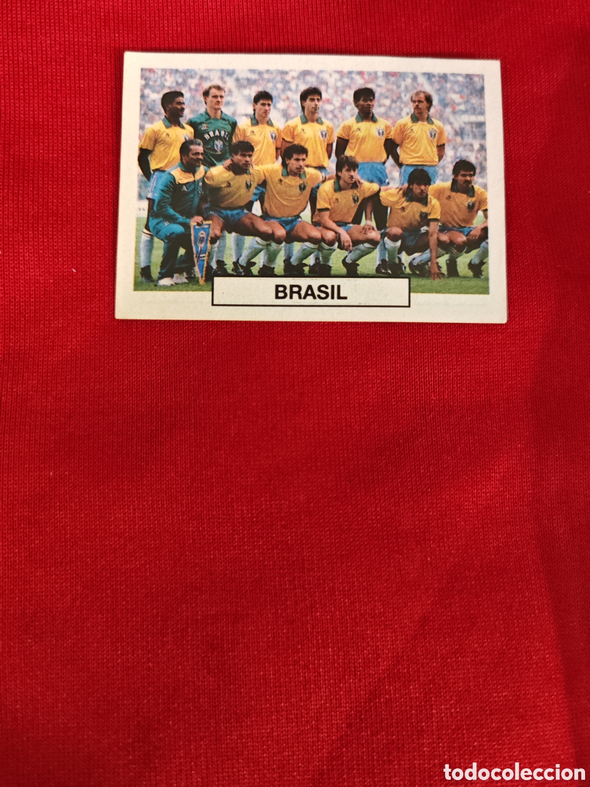Coleccionismo Cromos antiguos: MUNDIAL ITALIA 90, SELECCI&Oacute;N DE BRASIL