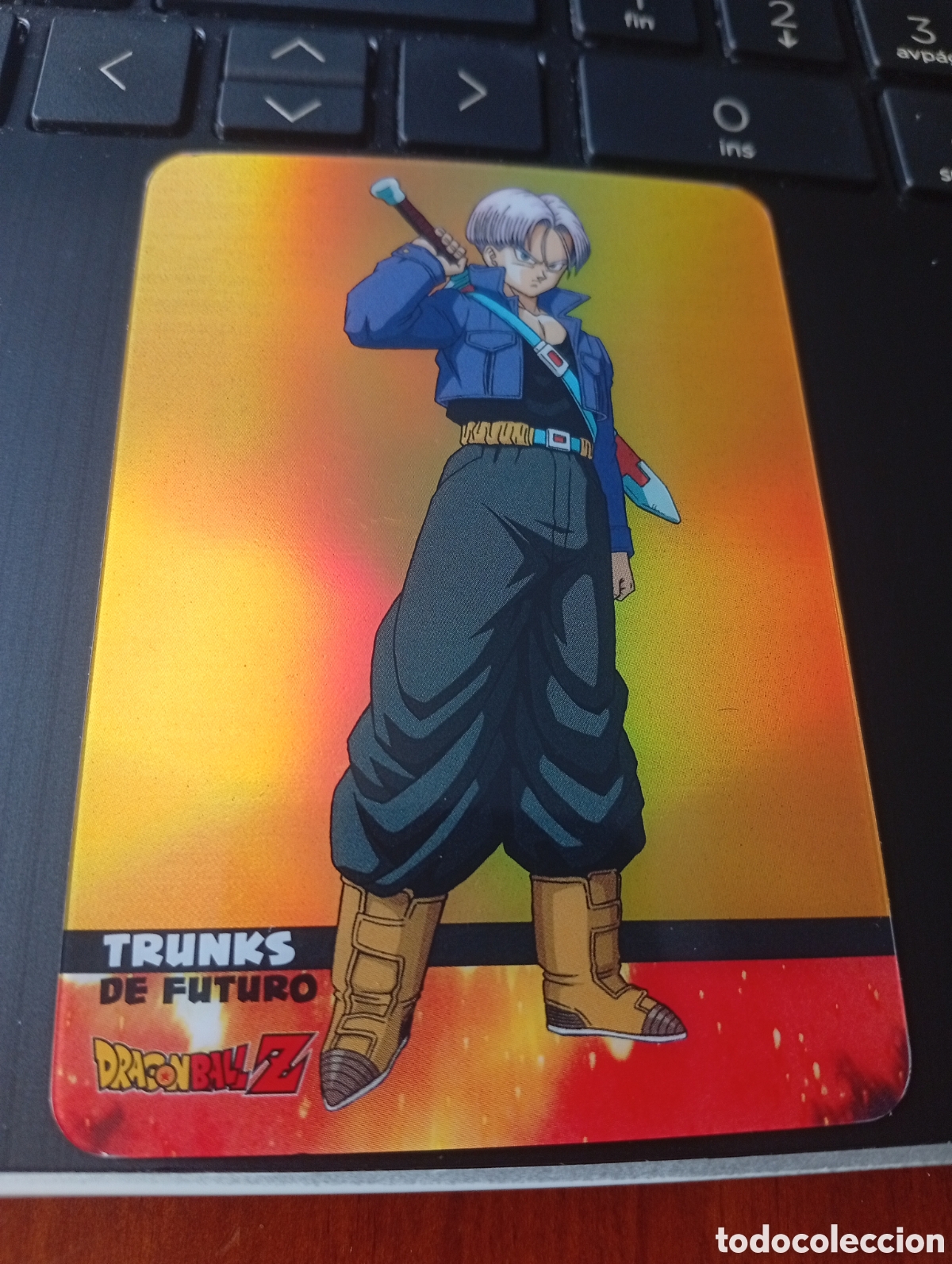 Collezionismo Figurine antiche: CROMO TRADING CARD LAMINCARDS DRAGON BALL Z SUPER SAIYAN LAMINCARD ORO N &ordm; 80 TRUNKS